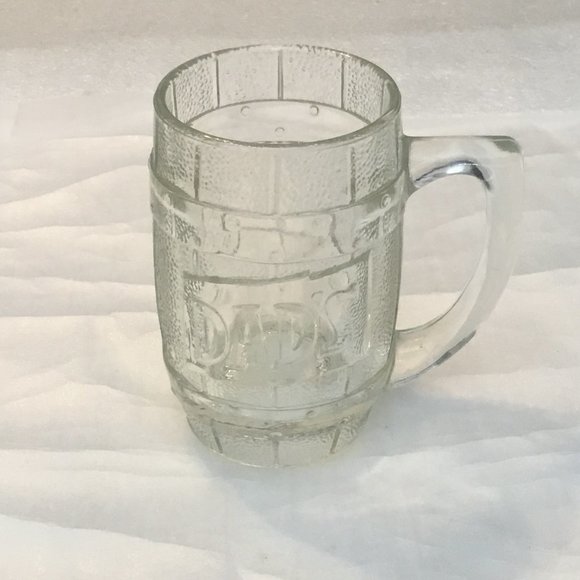 Vintage Dad's Root beer embossed glass advertising drinking mug - Picture 11 of 11